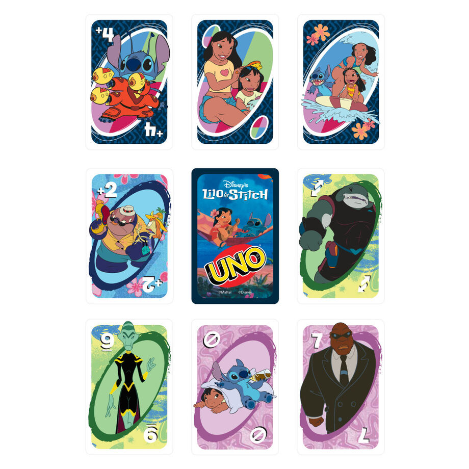 Imagen 2 - Juego Cartas Uno Lilo & Stitch Disney