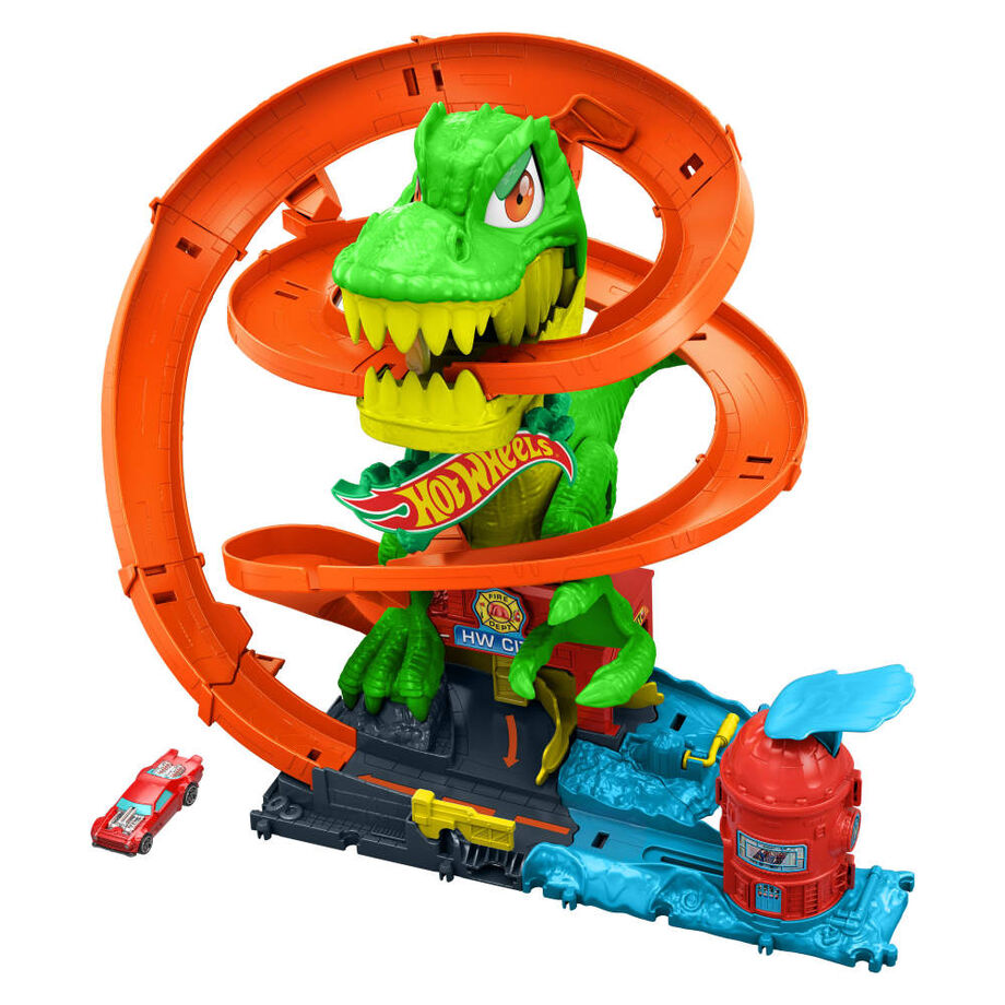Imagen 2 - Pista Estacion De Bomberos T-rex City Hot Wheels