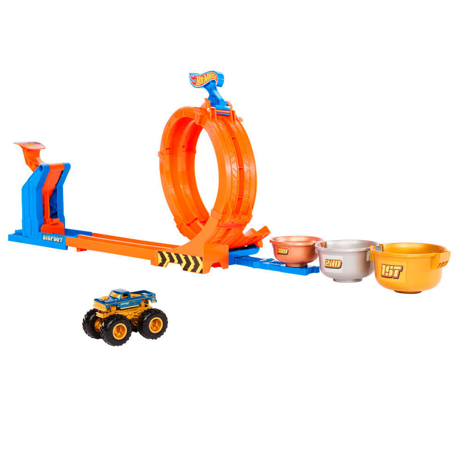 Imagen 2 - Pista Trofeo Del Desafío Bigfoot Monster Trucks Hot Wheels