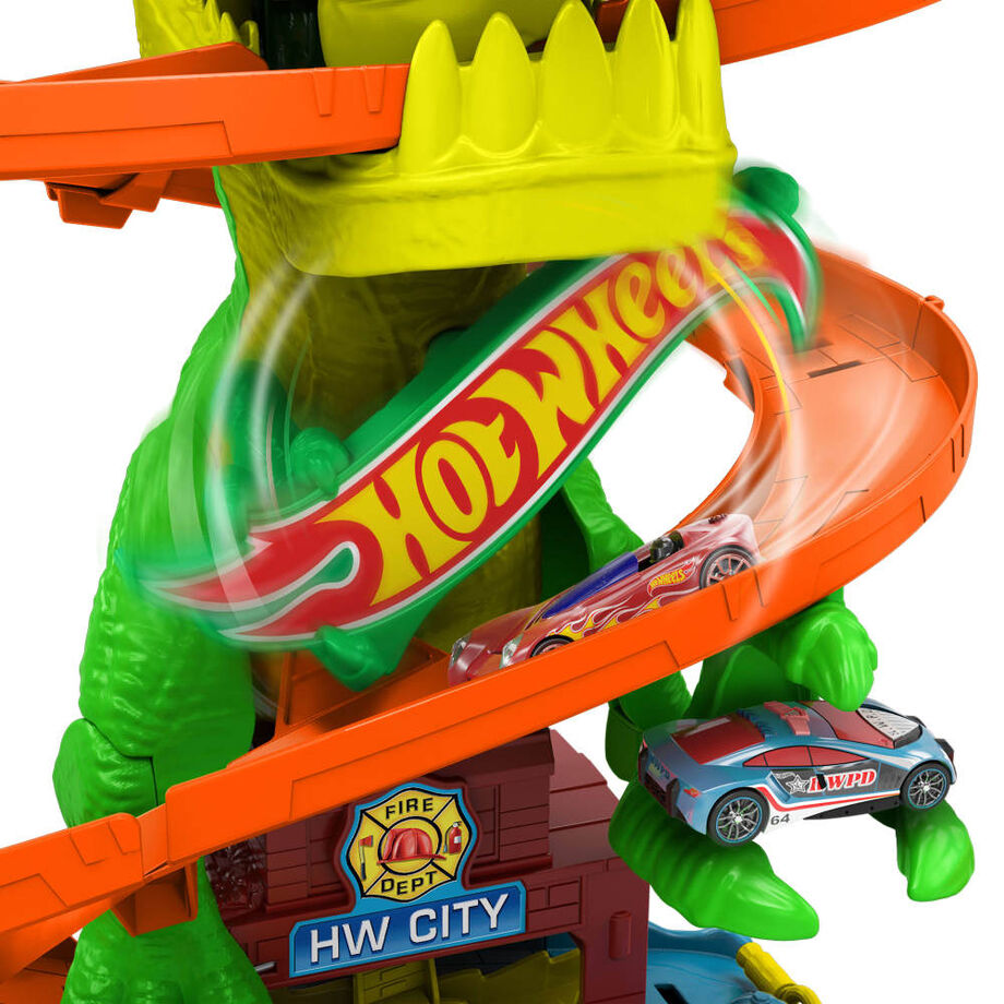 Imagen 4 - Pista Estacion De Bomberos T-rex City Hot Wheels