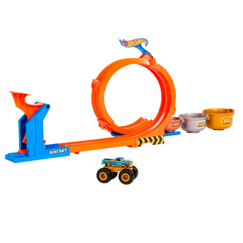 Imagen 4 - Pista Trofeo Del Desafío Bigfoot Monster Trucks Hot Wheels