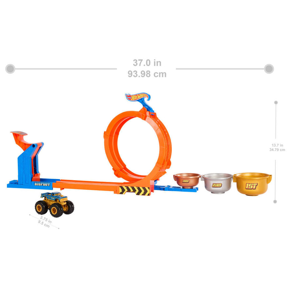 Imagen 5 - Pista Trofeo Del Desafío Bigfoot Monster Trucks Hot Wheels