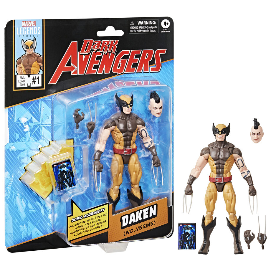 Imagen 3 - Figura Daken Wolverine Dark Avengers Marvel Legends 15Cm