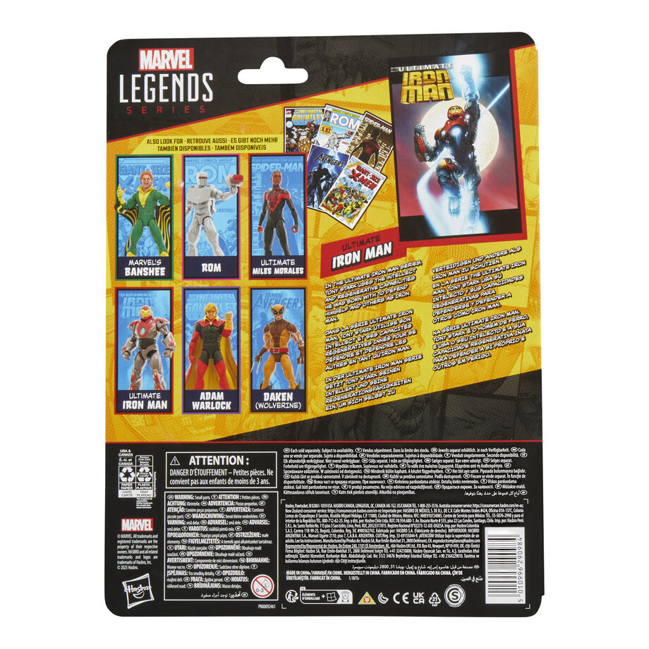 Imagen 12 - Figura Iron Man Ultimate Iron Man Marvel Legends 15Cm