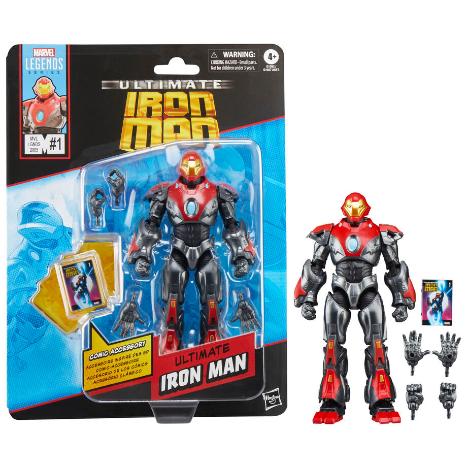 Imagen 3 - Figura Iron Man Ultimate Iron Man Marvel Legends 15Cm