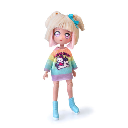 Imagen de Muñeca Manga Fashion Unicorns Hello Kitty parte de nuestra colección en Espadas y más, sitio oficial.