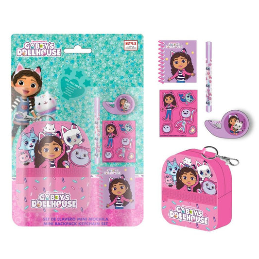 Imagen 1 - Set Papaleria Mini Mochila La Casa De Muñecas De Gabby