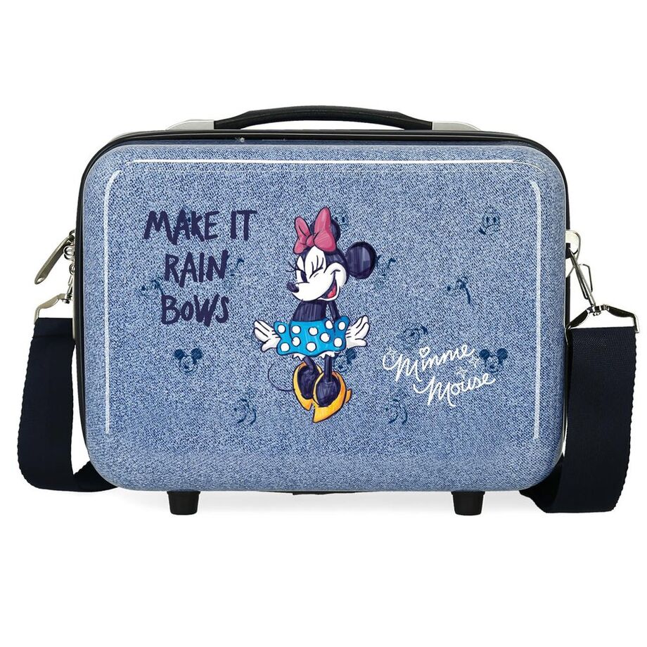 Imagen 6 - Neceser Abs It Rain Bows Minnie Disney Adaptable