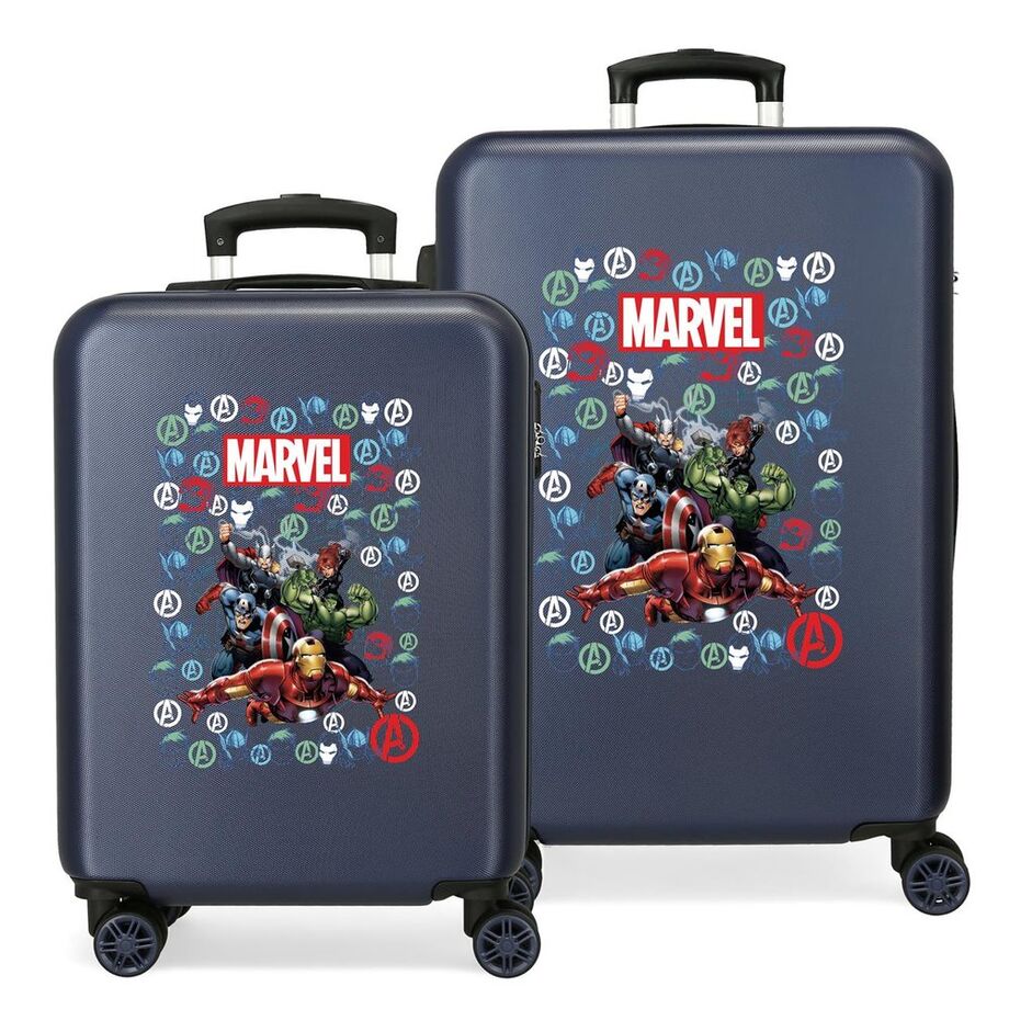 Imagen 1 - Set 2 Maletas Trolley Abs Team Los Vengadores Marvel