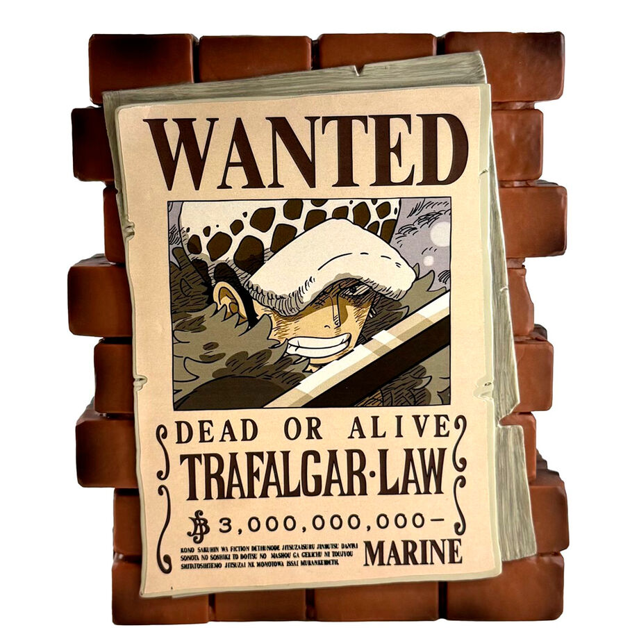 Imagen 1 - Figura Hucha Wanter Law Trafalgar One Piece 16Cm