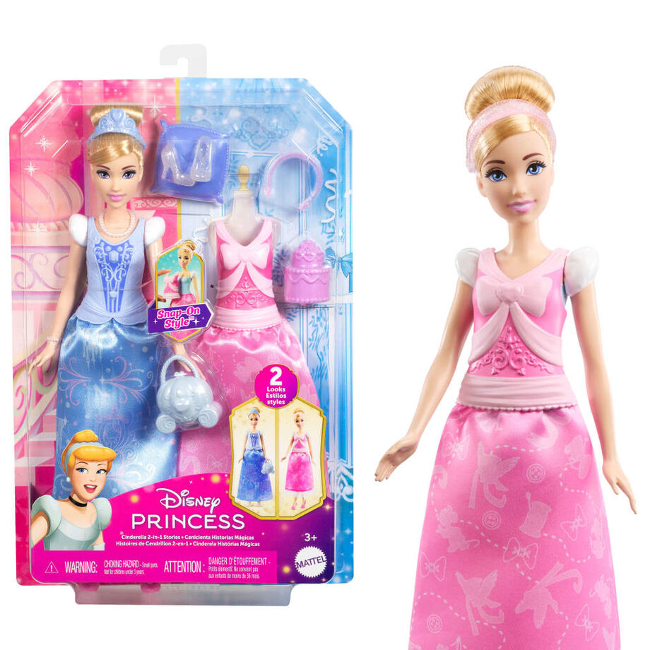 Imagen 1 - Muñeca Cenicienta Historias Magicas Princesas Disney
