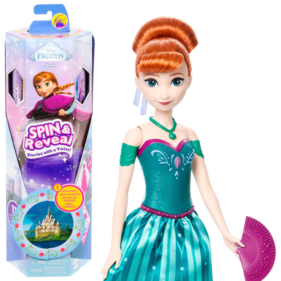 Imagen 1 - Muñeca Spin And Reveal Anna Frozen Disney