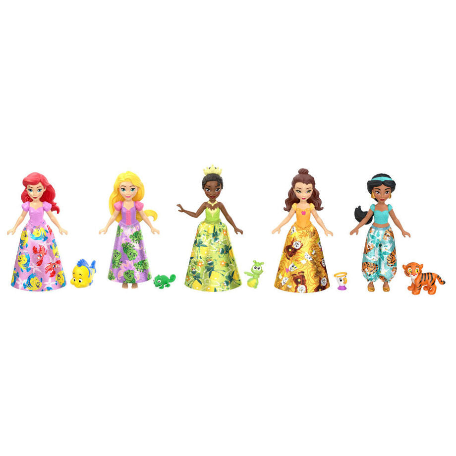 Imagen 2 - Blister 5 Muñecas Princesas Disney