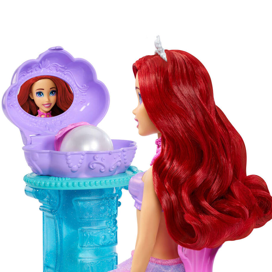 Imagen 4 - Muñeca Ariel Con Tocador La Sirenita Princesas Disney