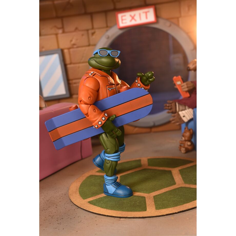 Imagen 6 - Set 2 Figuras Punk Leonardo And Punk Raphael Teenage Mutant Tortugas Ninja 18Cm