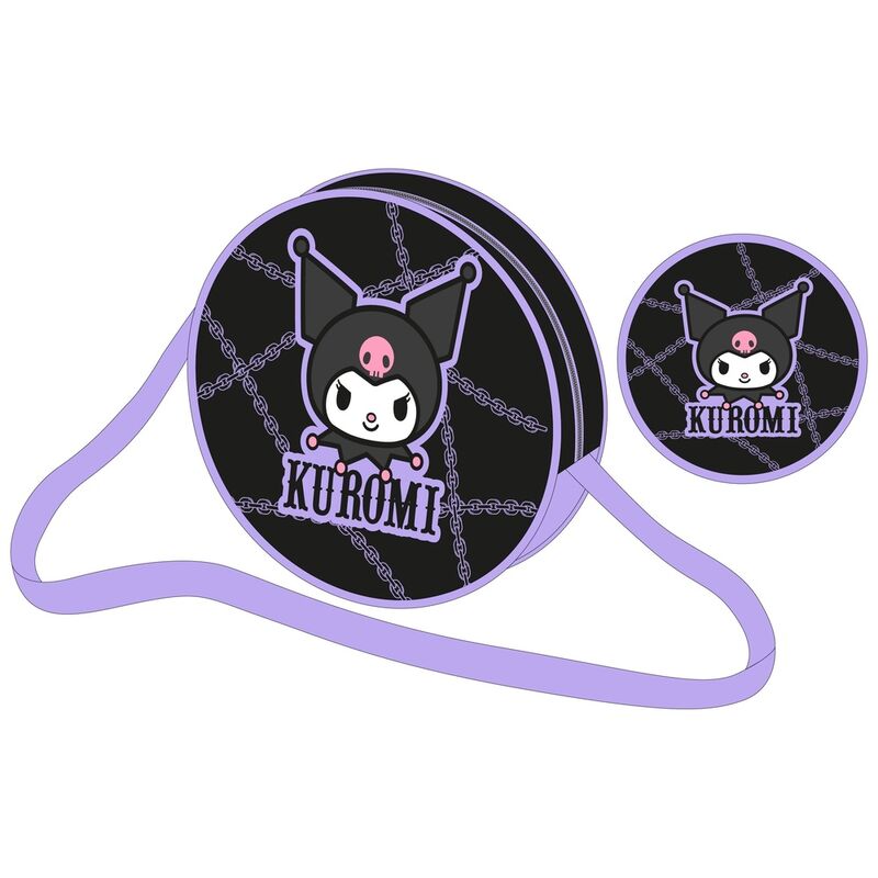 Imagen 1 - Bolso Bandolera Kuromi Hello Kitty