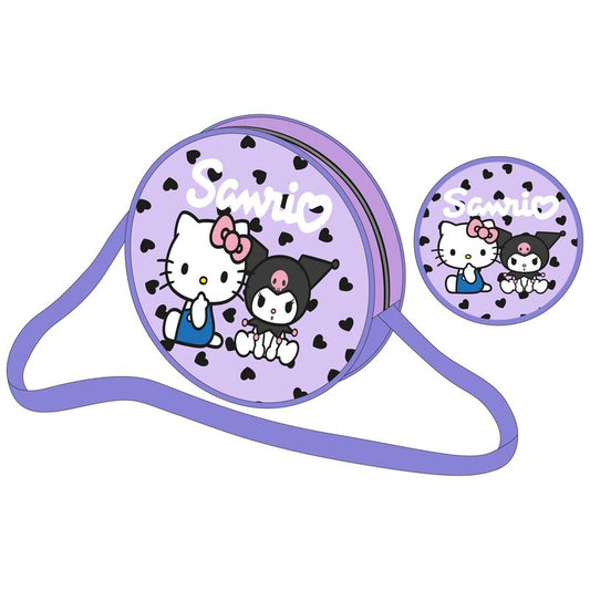 Imagen 1 - Bolso Bandolera Kuromi & Hello Kitty
