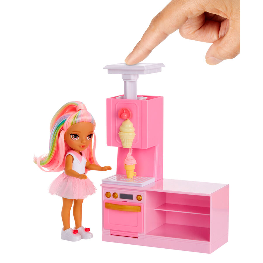 Imagen 5 - Playset + Muñeca Little Dessert Shop With Kandy Rainbow High