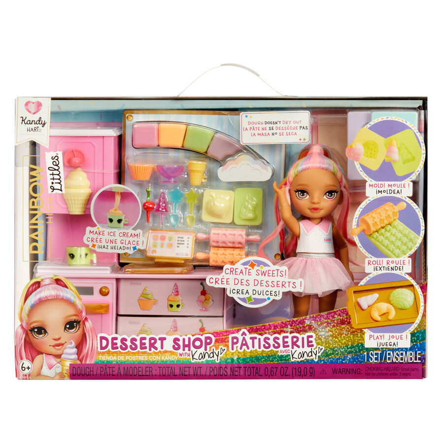 Imagen 1 - Playset + Muñeca Little Dessert Shop With Kandy Rainbow High