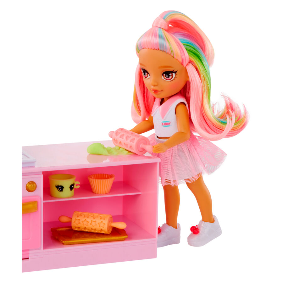 Imagen 9 - Playset + Muñeca Little Dessert Shop With Kandy Rainbow High