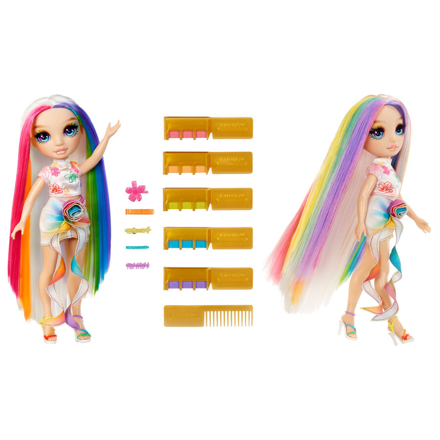 Imagen 3 - Muñeca Amaya Hair Chalk & Style Rainbow High