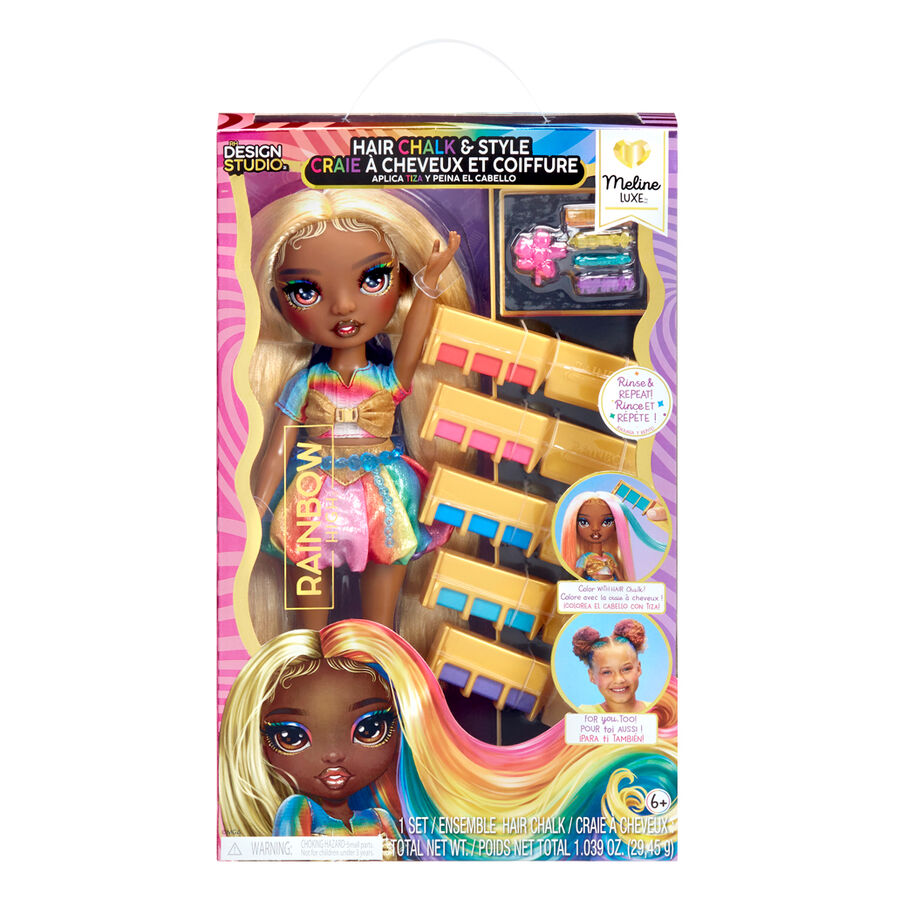 Imagen 1 - Muñeca Meline Hair Chalk & Style Rainbow High