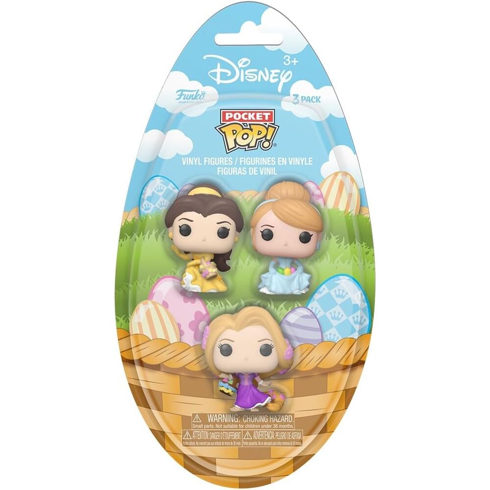 Imagen de Blister 3 Figuras Pocket Pop Disney Princesas Pascua parte de nuestra colección en Espadas y más, sitio oficial.