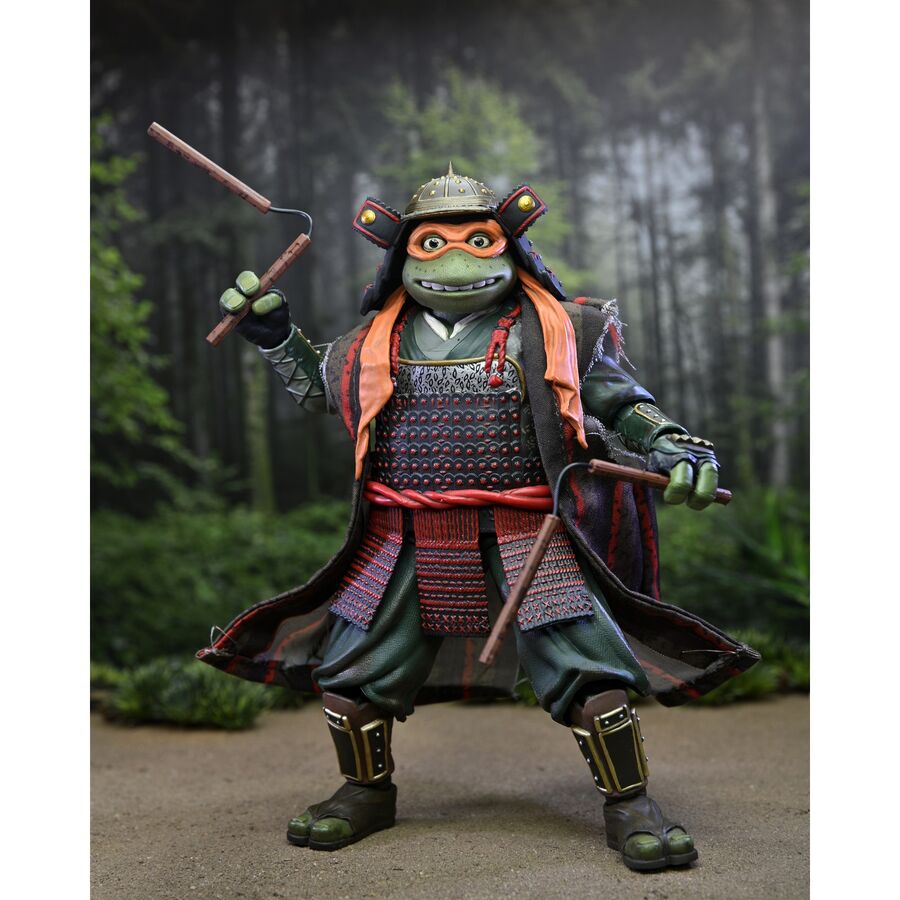 Imagen 5 - Blister 2 Figuras Leonardo & Michelangelo Teenage Mutant Tortugas Ninja 3 18Cm