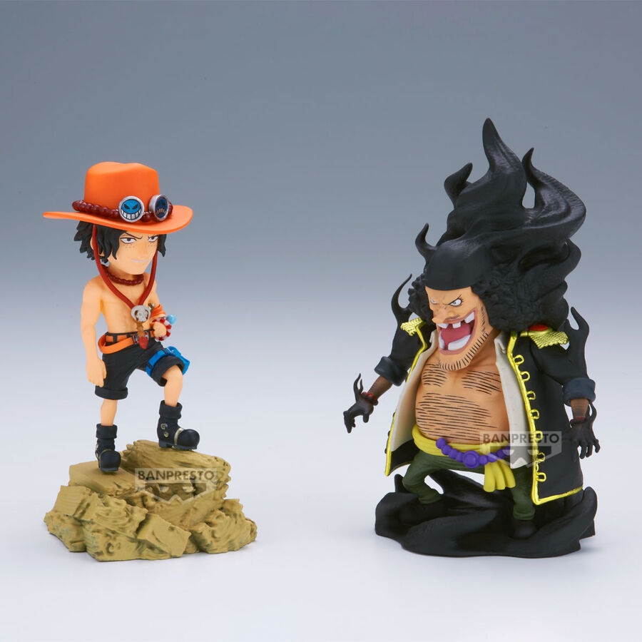Imagen 2 - Figura Portgas D.ace Vs Marshall.d.teach Log Stories One Piece 8Cm