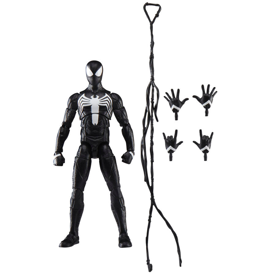 Imagen 2 - Figura Peter Parker Black Suit Spider-man 2 Marvel Legends 15Cm