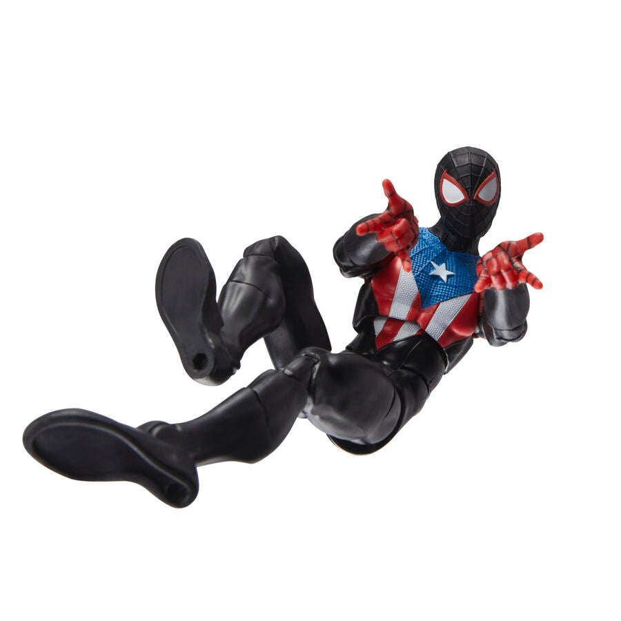 Imagen 5 - Figura Miles Morales Boricua Suit Spider-man 2 Marvel Legends 15Cm