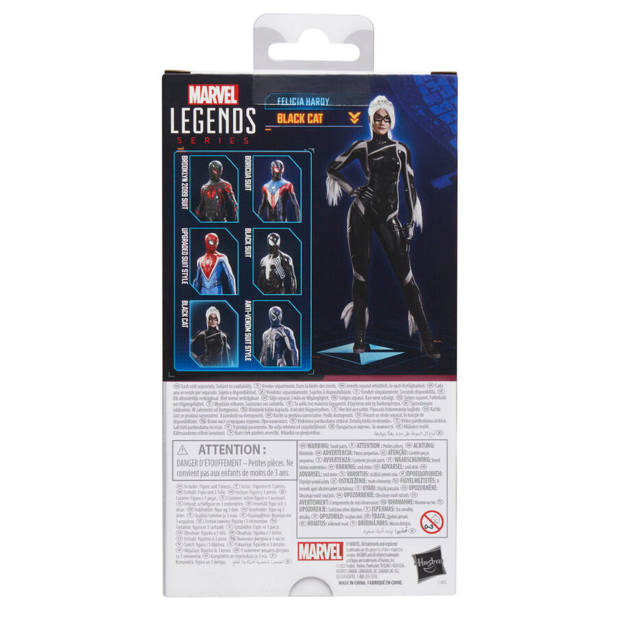 Imagen 5 - Figura Felicia Hardy Black Cat Spider-man 2 Marvel Legends 15Cm