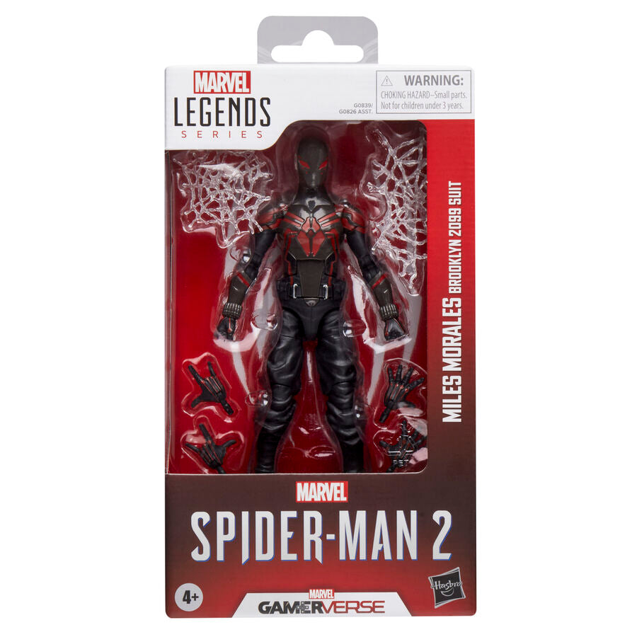 Imagen 1 - Figura Miles Morales Brooklyn 2099 Suit Spider-man 2 Marvel Legends 15Cm