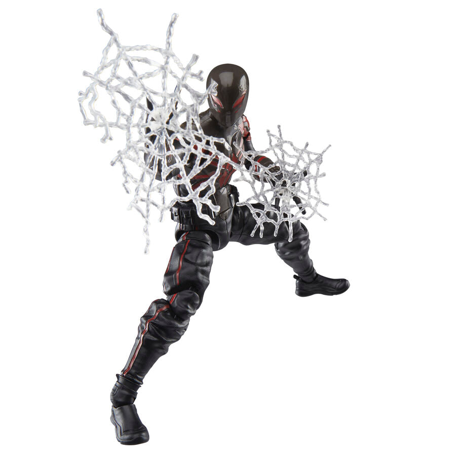 Imagen 8 - Figura Miles Morales Brooklyn 2099 Suit Spider-man 2 Marvel Legends 15Cm