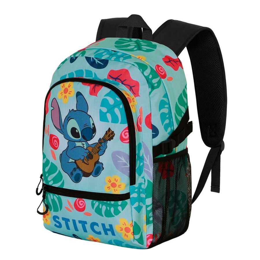 Imagen 2 - Mochila Guitar Stitch Disney 44Cm Adaptable