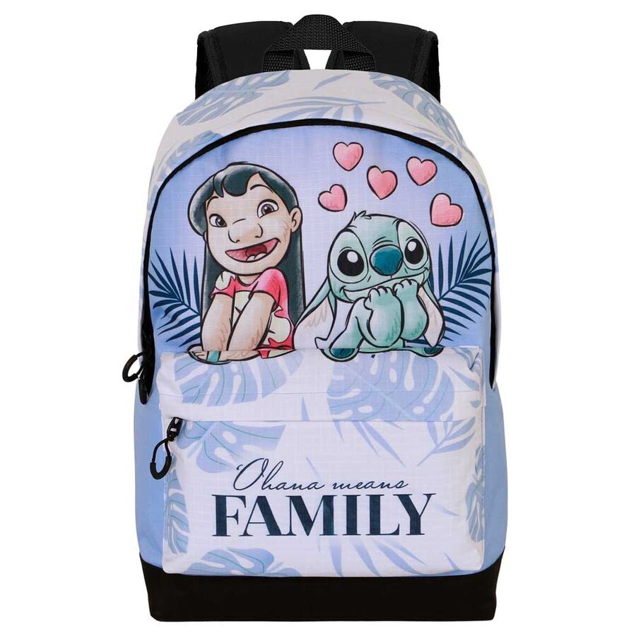 Imagen 1 - Mochila Couple Stitch Disney 44Cm Adaptable