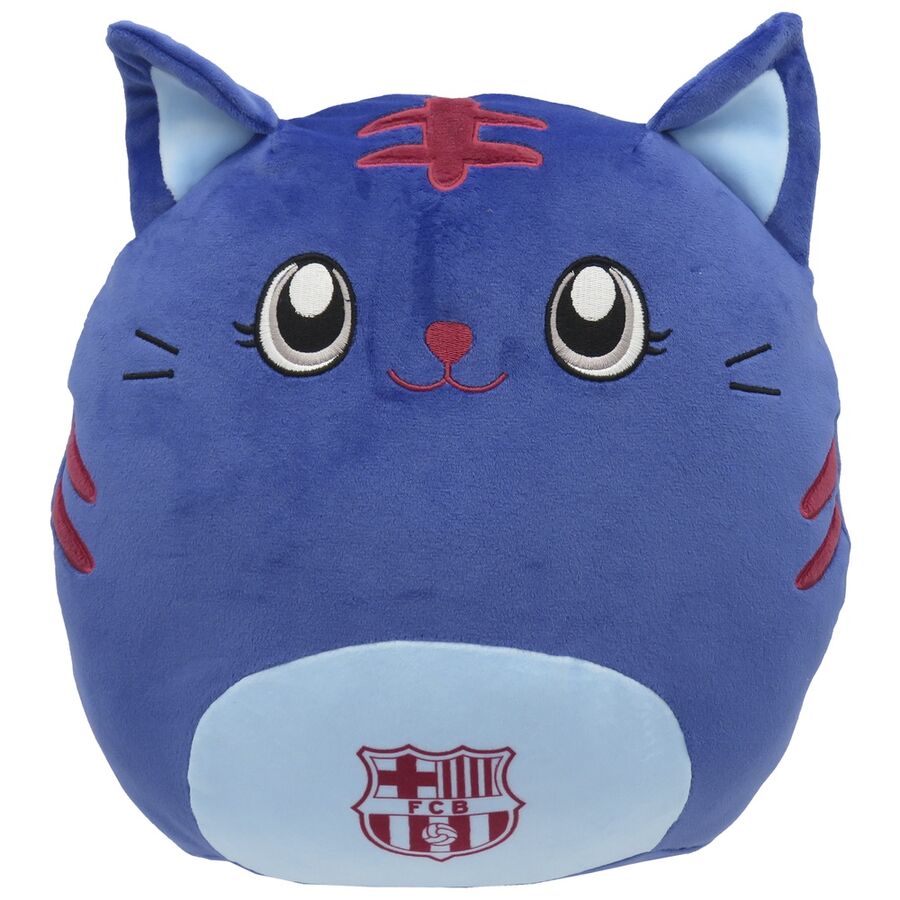 Imagen 1 - Peluche Gato Squishy Fc Barcelona 30Cm