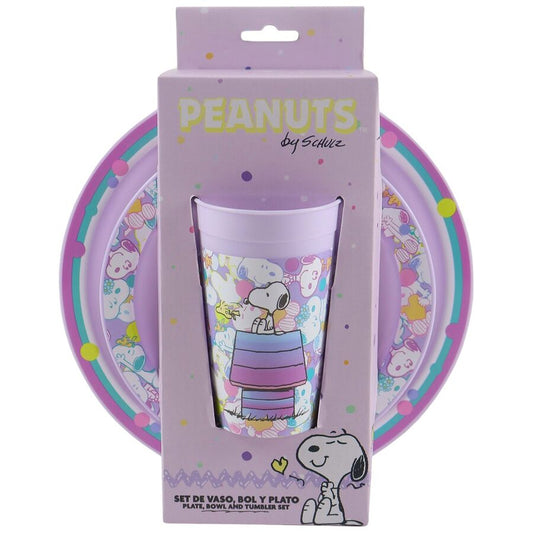 Imagen 1 - Set Vajilla Snoopy 3Pzs