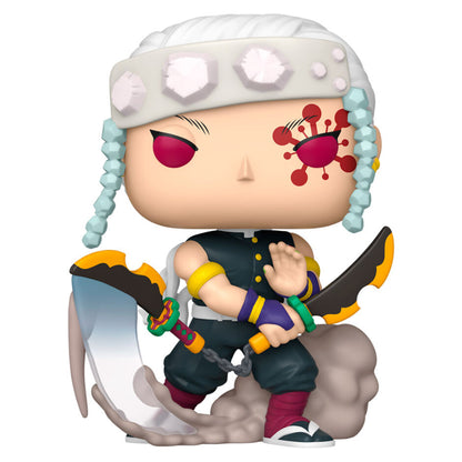 Imagen de Figura Pop Demon Slayer Kimetsu No Yaiba Tengen Uzui 25Cm parte de nuestra colección en Espadas y más, sitio oficial.