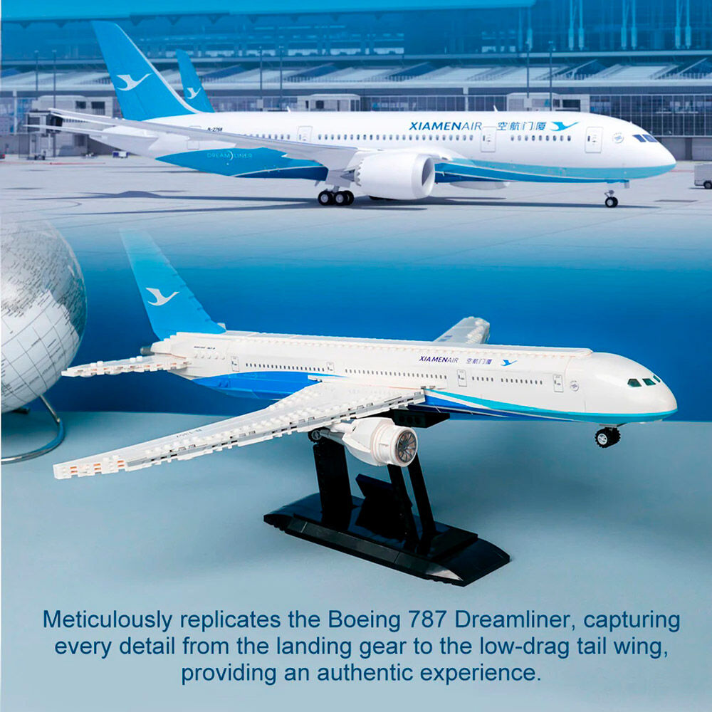 Imagen 3 - Kit Construccion Xiamen Air Boeing 787 745Pzs