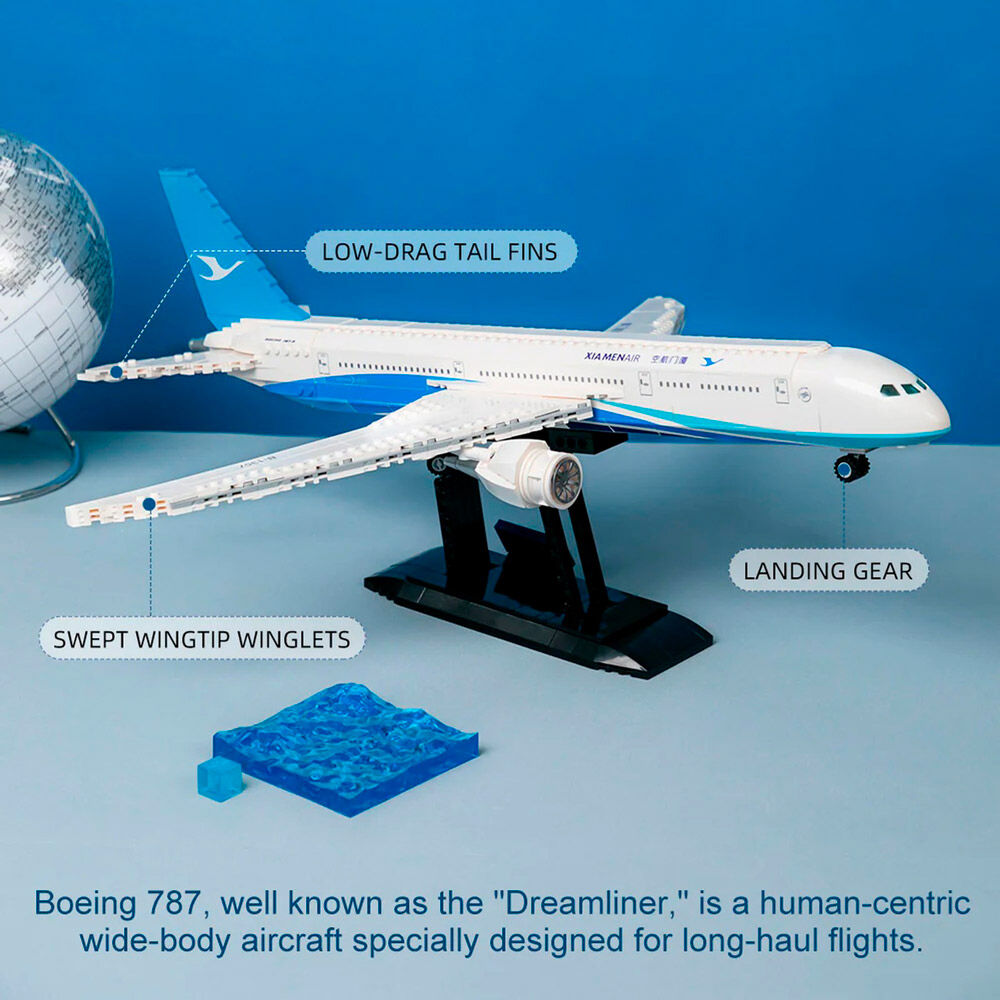 Imagen 4 - Kit Construccion Xiamen Air Boeing 787 745Pzs