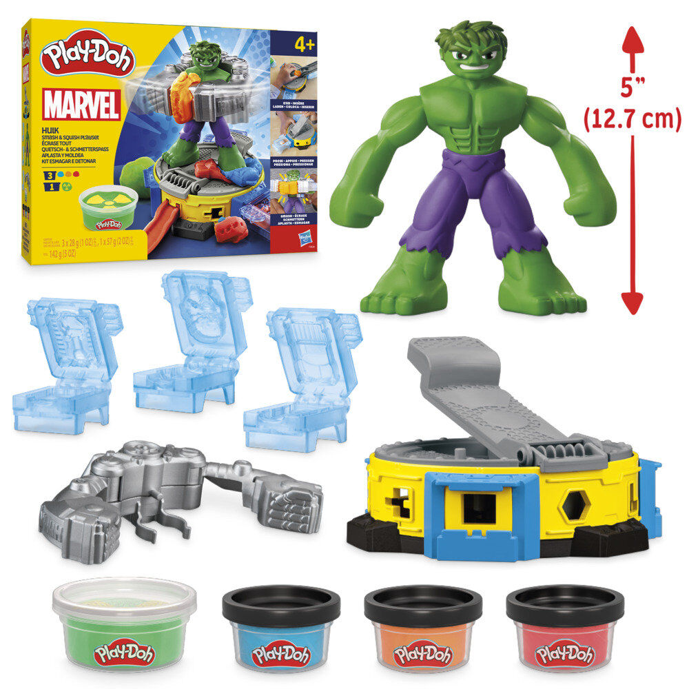Imagen 1 - Aplasta Y Moldea Hulk Marvel Play-doh
