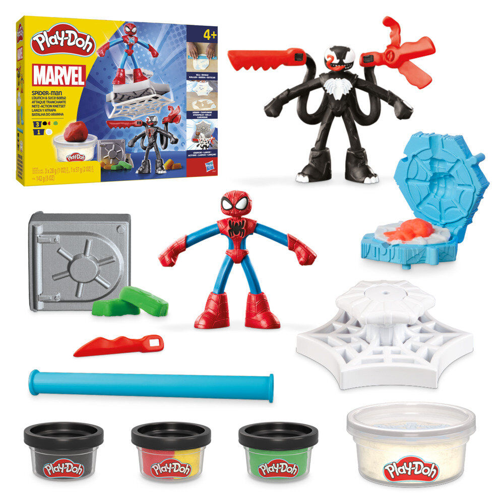 Imagen 7 - Lanza Y Atrapa Spiderman Marvel Play-doh