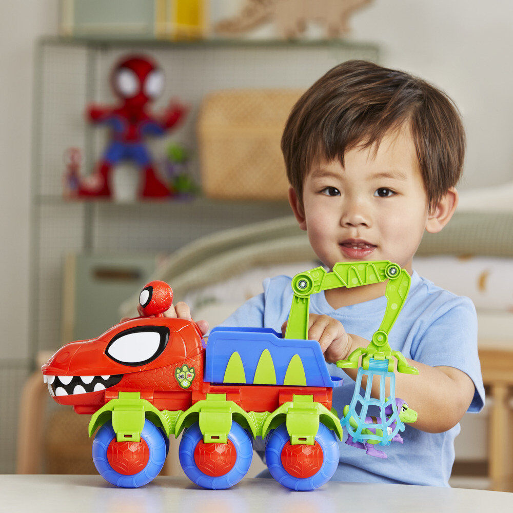 Imagen 7 - Dino-grua Aracnida Spidey And His Amazing Friends Marvel
