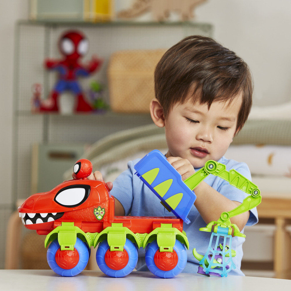 Imagen 20 - Dino-grua Aracnida Spidey And His Amazing Friends Marvel