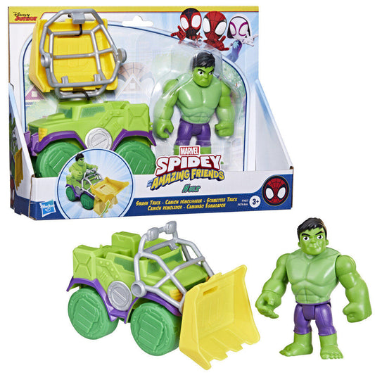 Imagen 1 - Set Camion Demoledor + Figura Hulk Spidey And His Amazing Friends Marvel