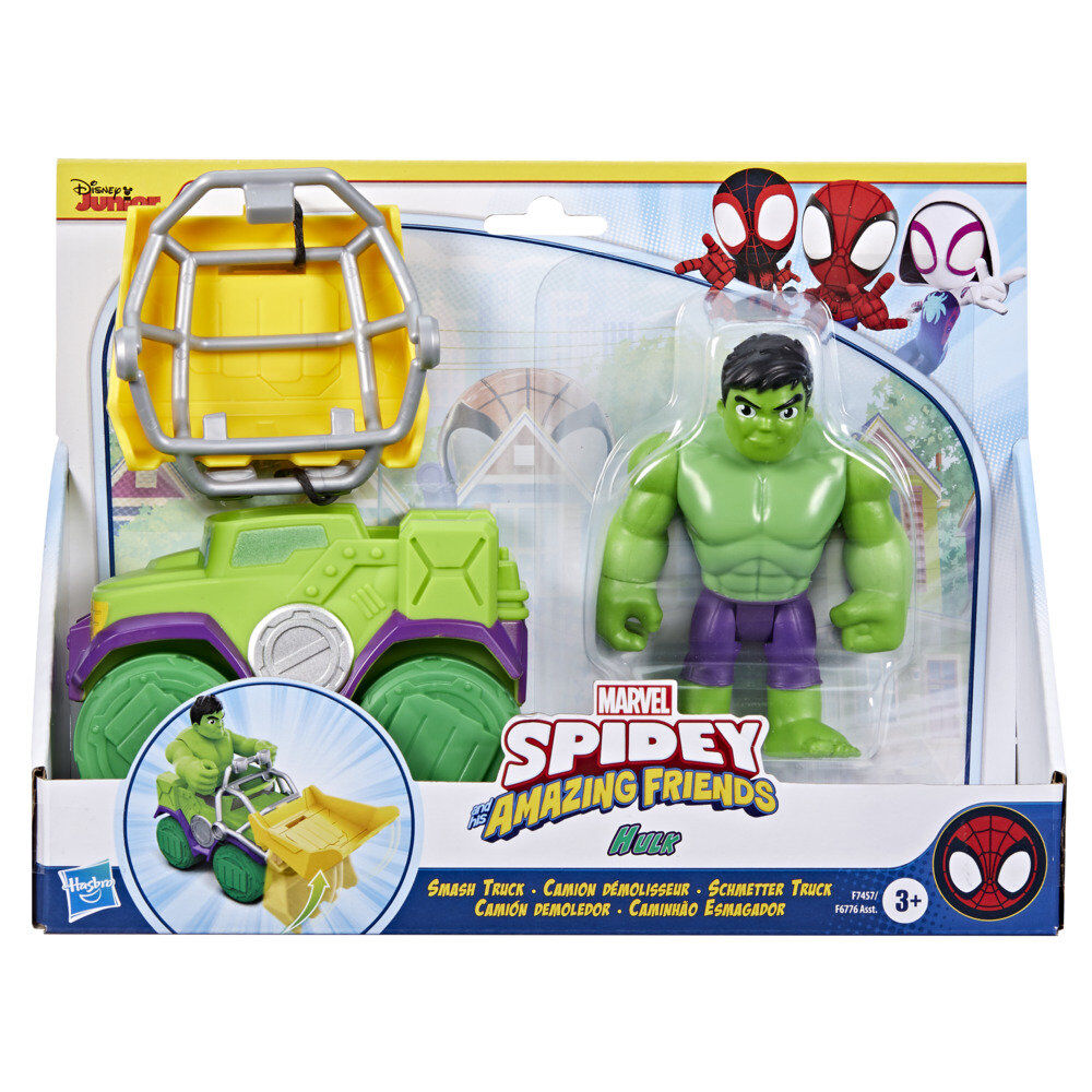 Imagen 2 - Set Camion Demoledor + Figura Hulk Spidey And His Amazing Friends Marvel