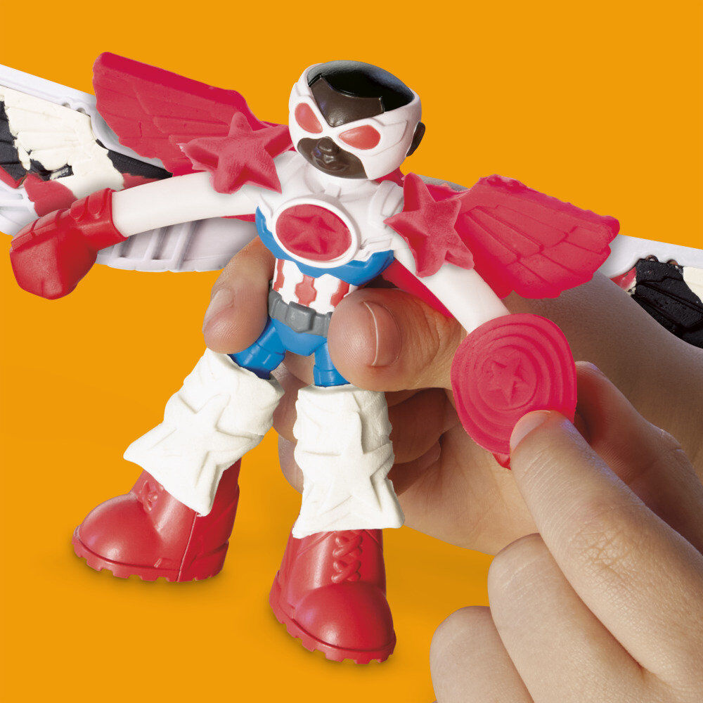 Imagen 3 - Moto Cortadora Del Capitan America Marvel Play-doh