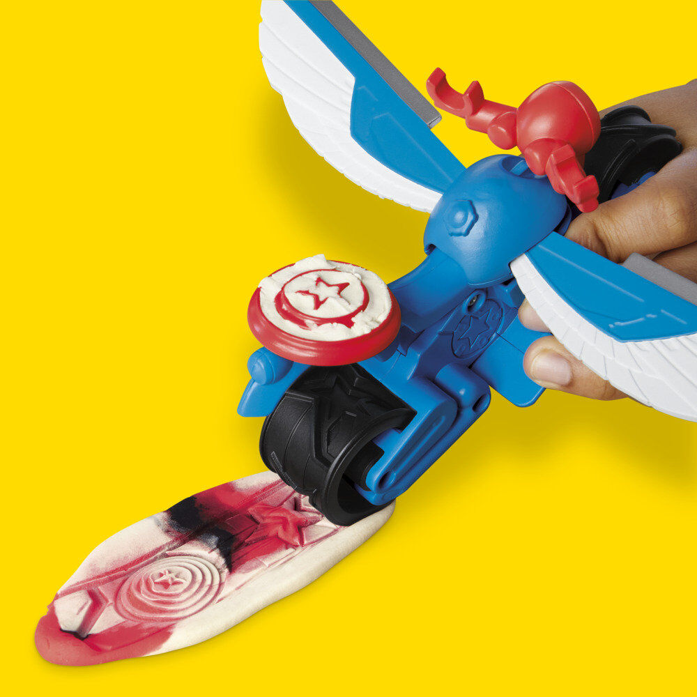 Imagen 6 - Moto Cortadora Del Capitan America Marvel Play-doh