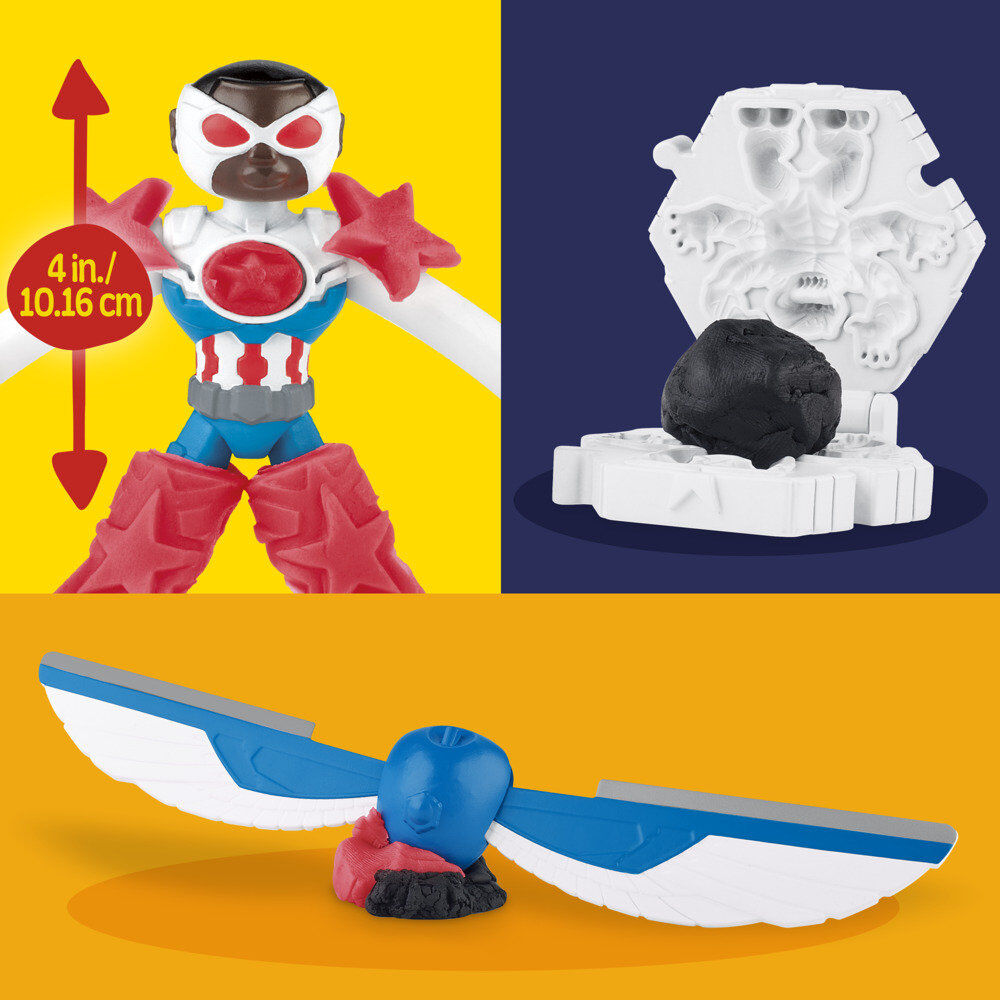 Imagen 7 - Moto Cortadora Del Capitan America Marvel Play-doh